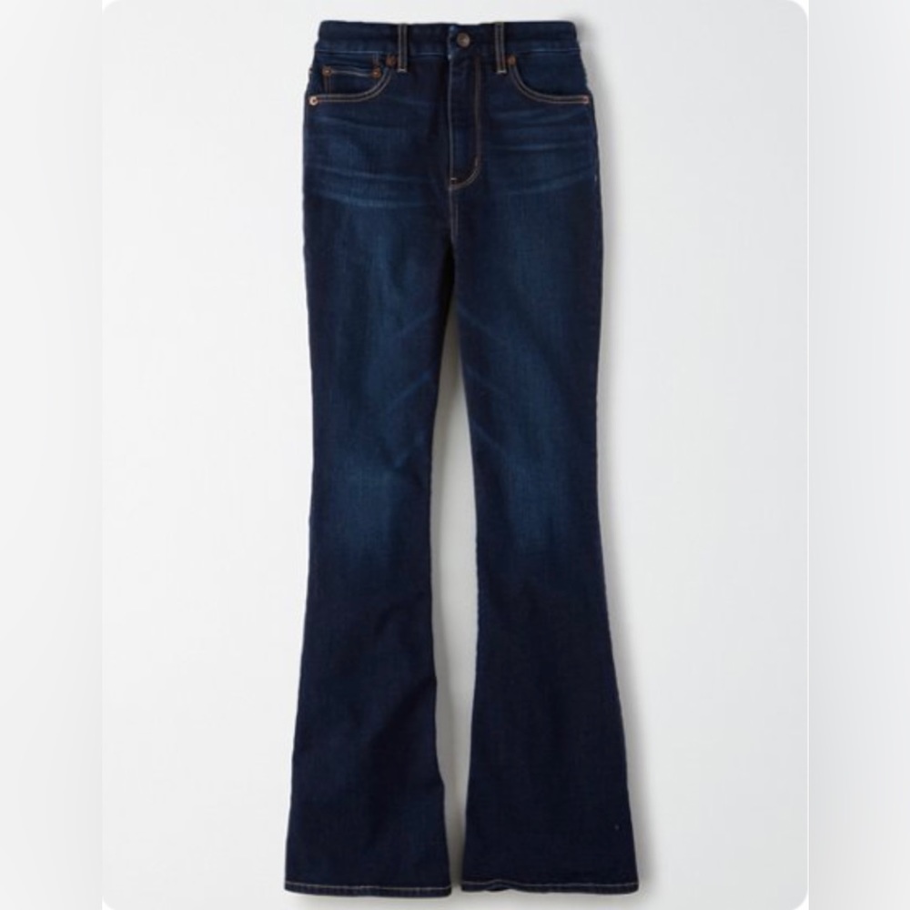 American Eagle super high curvy jeans